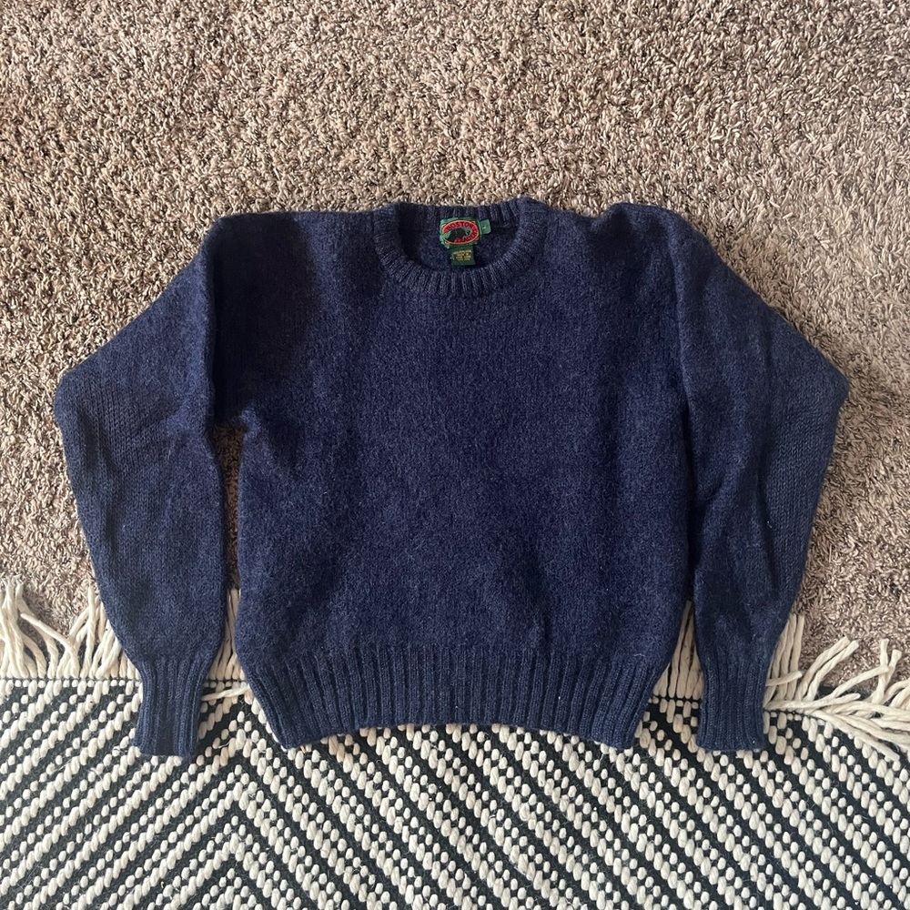Boston Traders Vintage 100% Wool Sweater